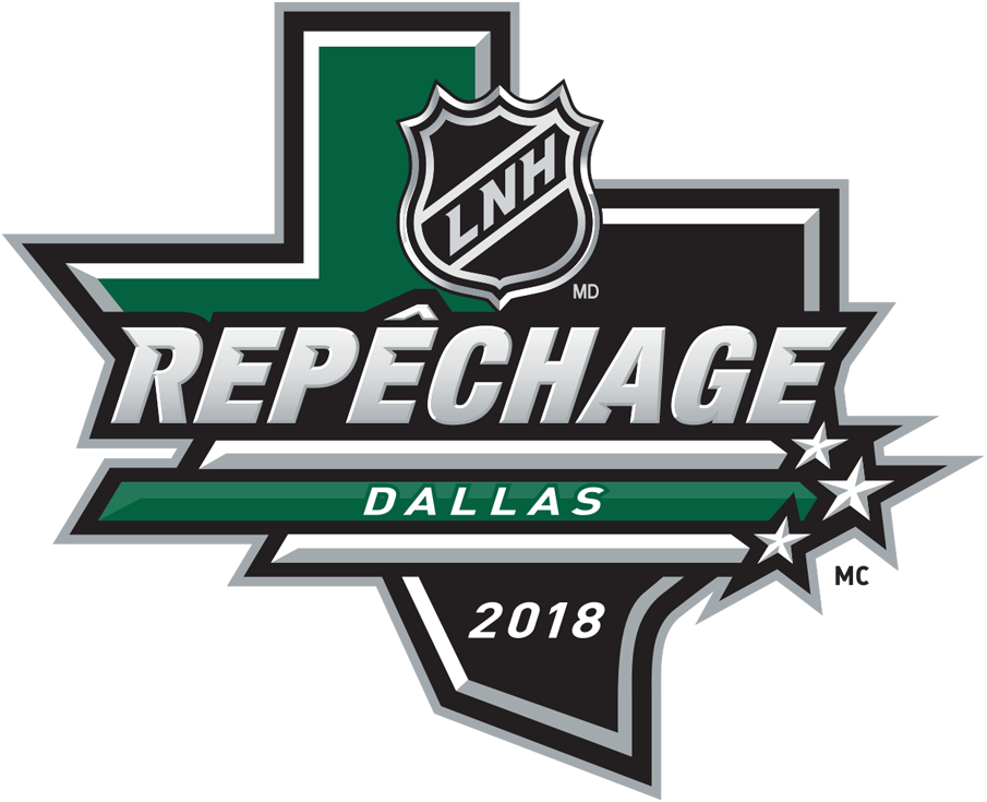 NHL Draft 2018 Alt. Language Logo iron on transfers for T-shirts